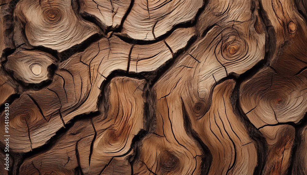 Fototapeta premium Tekstura stare drewno, tapeta dekoracja generative ai