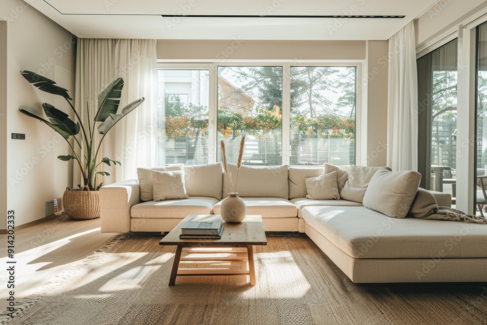Modern creative minimal living room interior Modern creative minimal living room interior