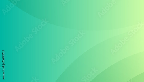 Green abstract background. Liquid color background design. Fluid shapes composition. Vector illustration