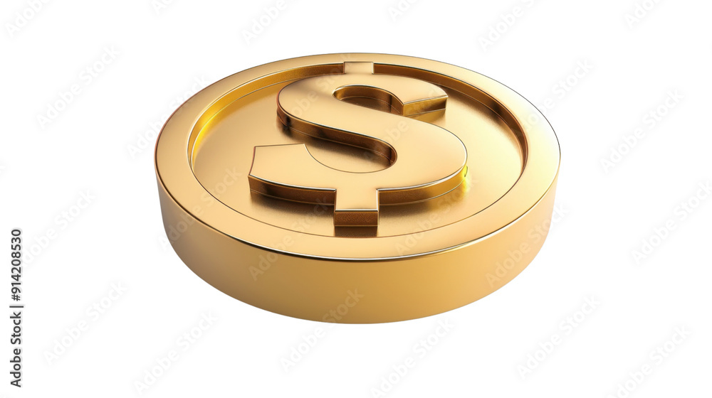 Old finance business icon on transparent background