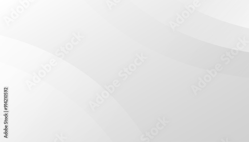 Abstract white and grey geometric background with diagonal shapes. Vector illustration