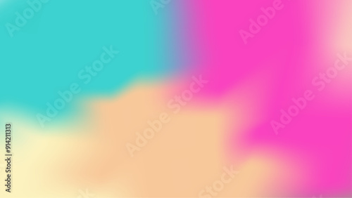 Blend of pastel colors creates a soothing, abstract background