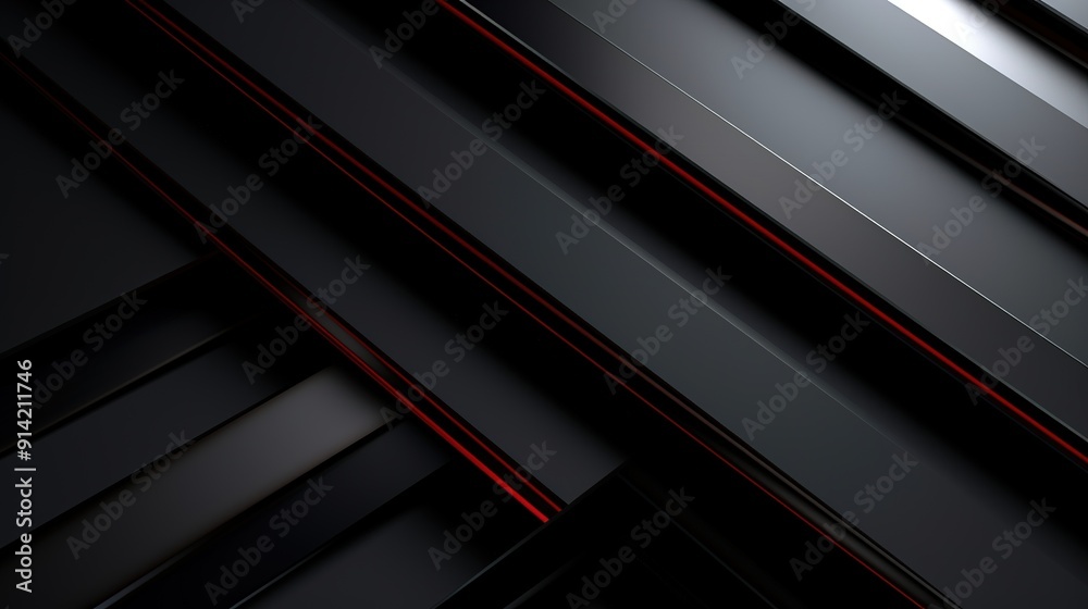 Abstract black and red geometric background with diagonal lines. Abstract black and red geometric background with diagonal lines.