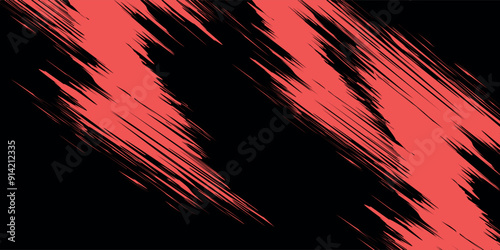 Abstract dark red speed light tail on black background. modern vector
