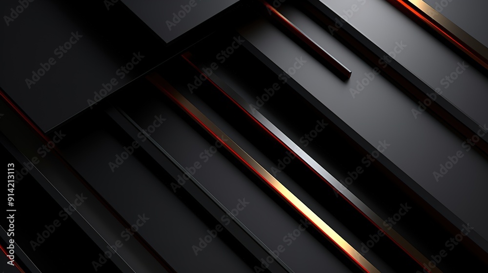 Abstract black and red geometric pattern with lines. Abstract black and red geometric pattern with lines.