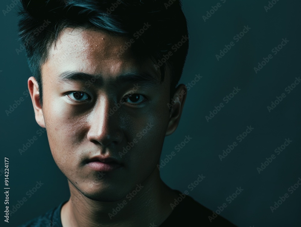 Portrait of a young man with a relaxed expression, captured in monochrome for a distinct and timeless effect. The image conveys a sense of simplicity and directness. Portrait of a young man with a relaxed expression, captured in monochrome for a distinct and timeless effect. The image conveys a sense of simplicity and directness.