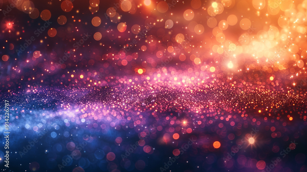 Beautiful pink backdrop with shimmering glitter, adding a touch of glamour