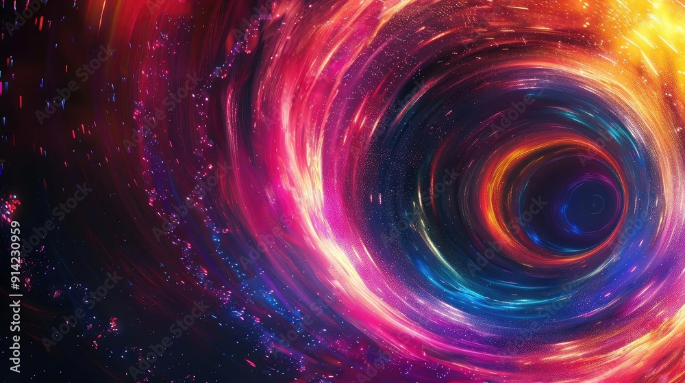 Vibrant cosmic swirl showcasing mesmerizing colors and patterns that evoke a sense of wonder and infinite possibilities. Vibrant cosmic swirl showcasing mesmerizing colors and patterns that evoke a sense of wonder and infinite possibilities.
