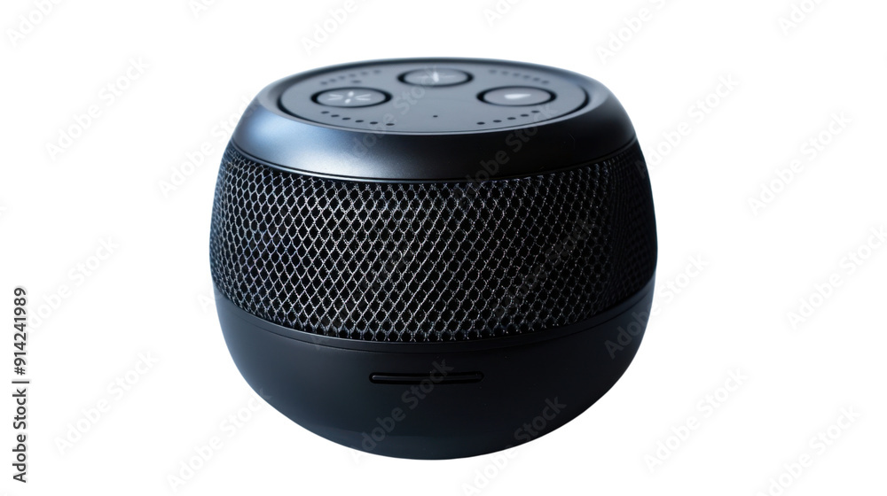 Fototapeta premium Wireless portable speaker on transparent background