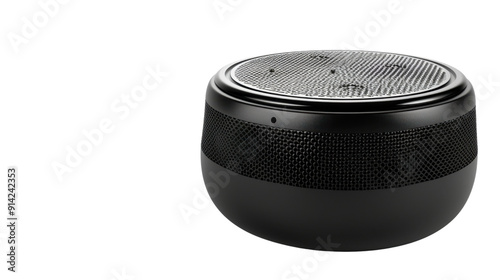 Wireless portable speaker on transparent background