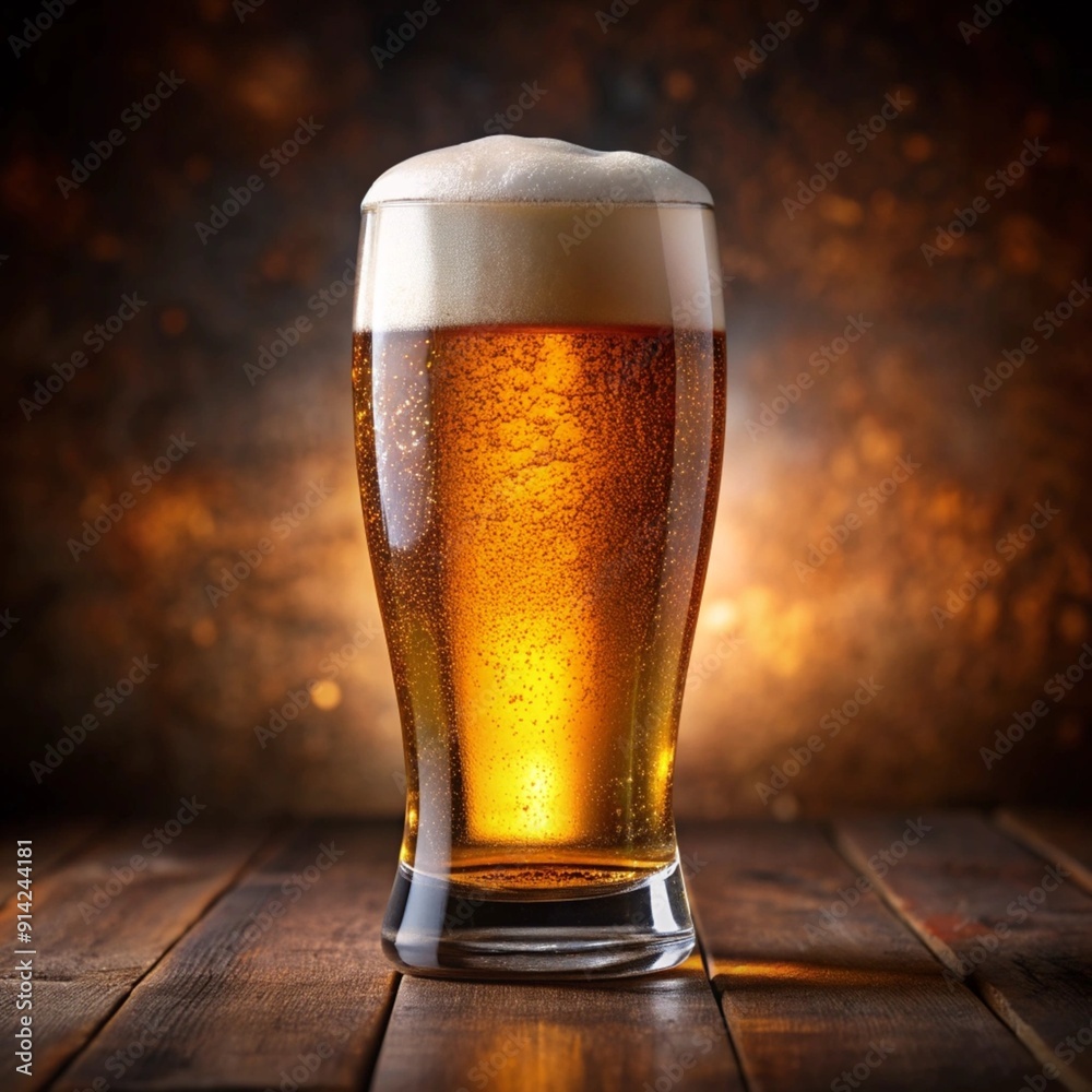 Celebrating Good Times with a Cold, Refreshing Craft Beer in a Pint Glass Celebrating Good Times with a Cold, Refreshing Craft Beer in a Pint Glass