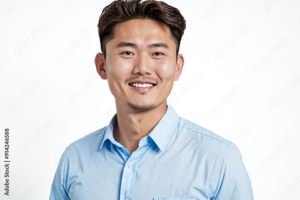 Portrait of a Smiling Asian Man Portrait of a Smiling Asian Man