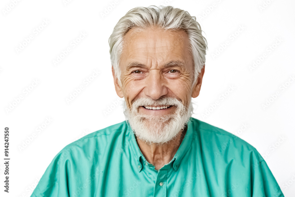 Portrait of a Smiling Senior Man Portrait of a Smiling Senior Man