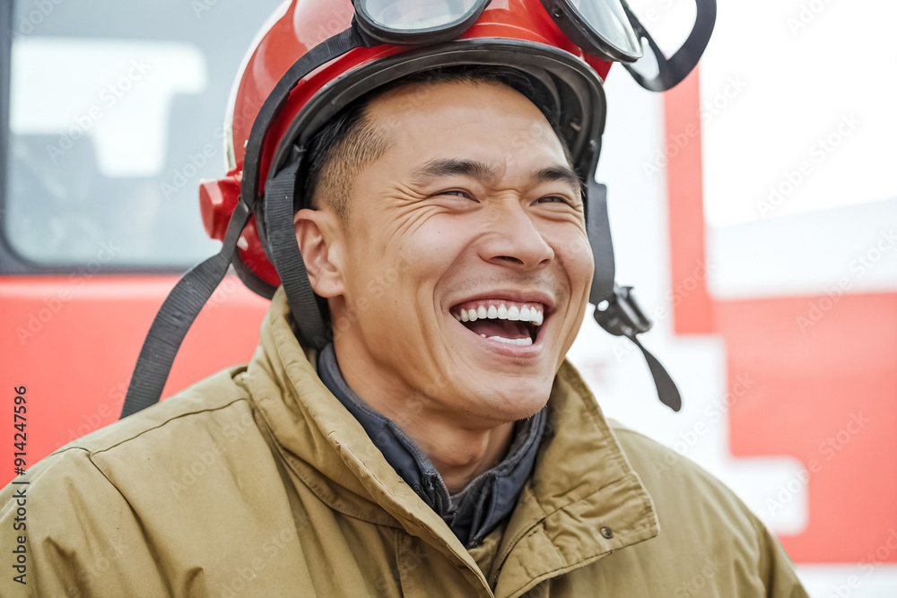 Happy Firefighter Happy Firefighter