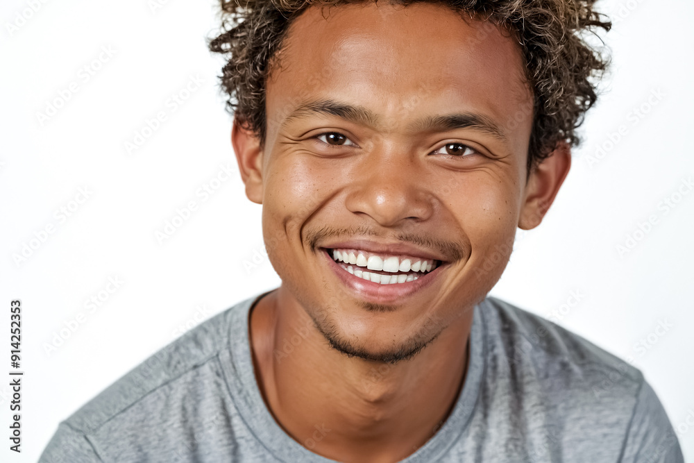 Portrait of a Young Man Smiling Portrait of a Young Man Smiling
