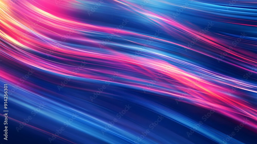 Modern abstract design colorful dynamic blue background high-speed movement sports or action-themed concepts