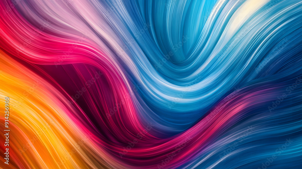 Modern abstract design colorful dynamic blue background high-speed movement sports or action-themed concepts