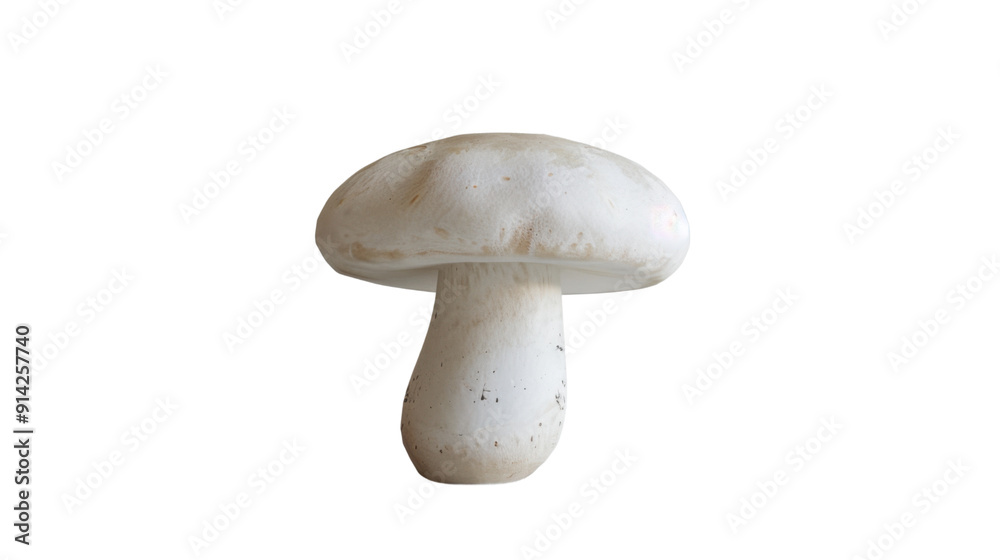 White champignon mushroom on transparent background White champignon mushroom on transparent background