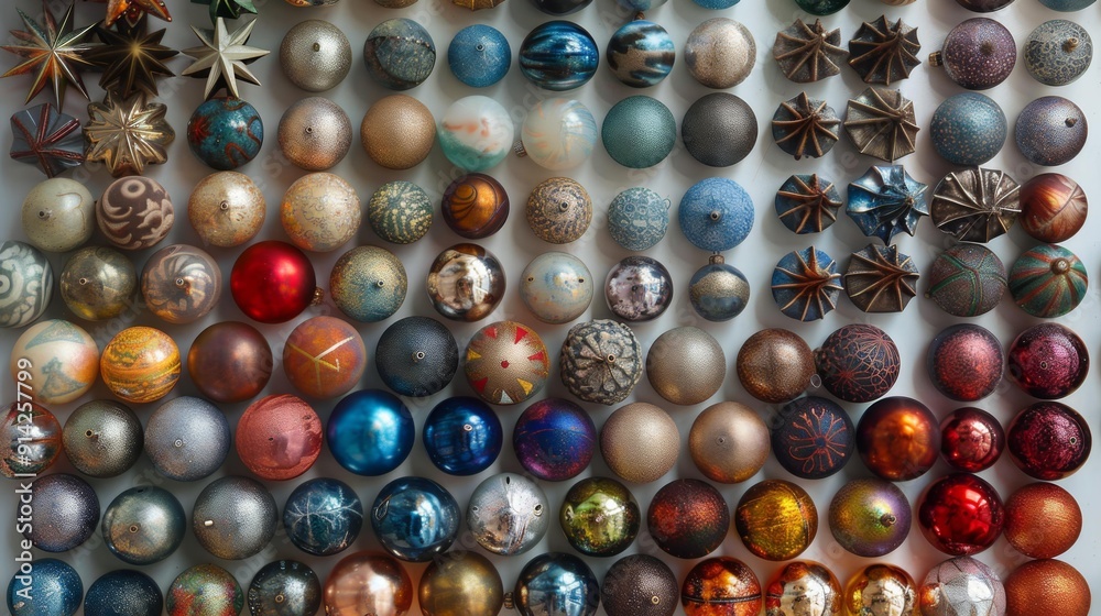Collection of Christmas Ornaments Collection of Christmas Ornaments