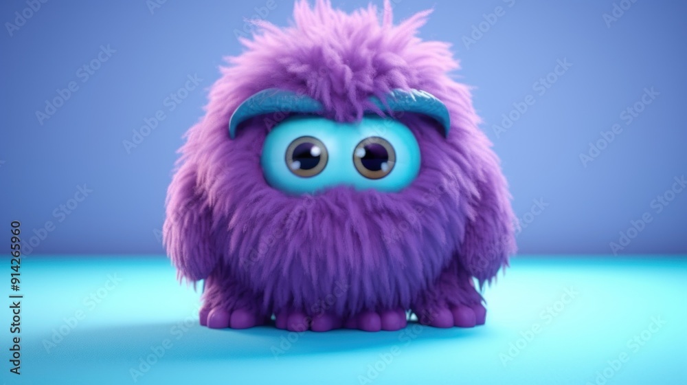 Cute Furry Monster Cute Furry Monster