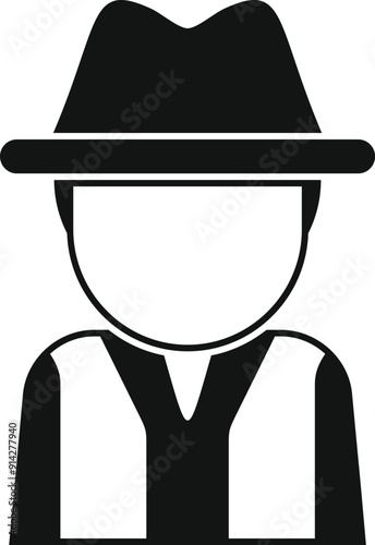 Country gentleman wearing a hat and vest standing in simple style for a timeless look