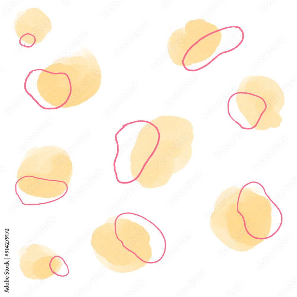 抽象モヤモヤと線の背景素材イラスト26 抽象モヤモヤと線の背景素材イラスト26