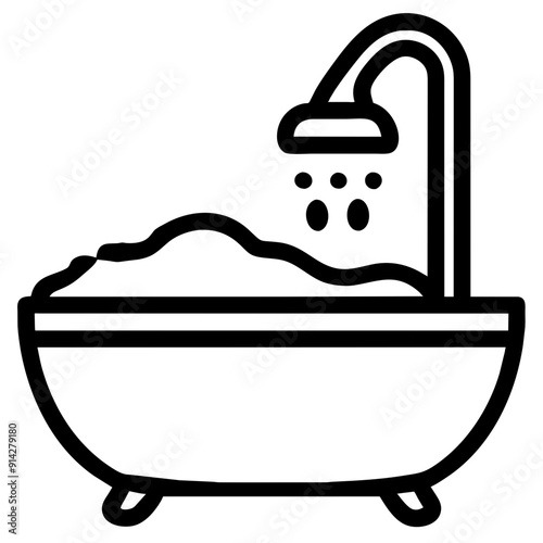 Elegant Bathtub for Relaxation and Luxurious Bathing Experience