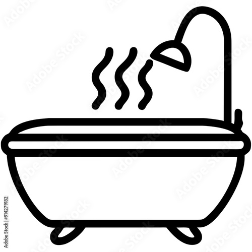 Elegant Bathtub for Relaxation and Luxurious Bathing Experience