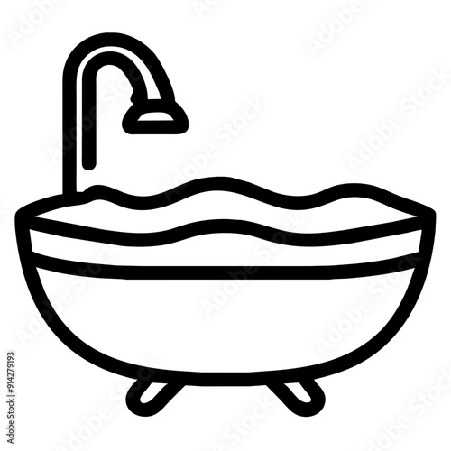 Elegant Bathtub for Relaxation and Luxurious Bathing Experience