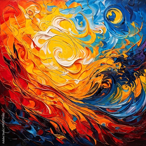 Wallpaper Mural El flujo emotivo de las emociones. Torontodigital.ca