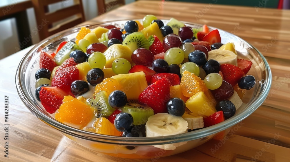 Fruit Salad with Yogurt and Honey Fruit Salad with Yogurt and Honey