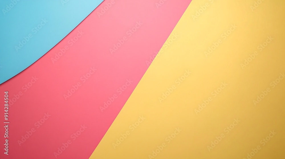 Detailed abstract design with minimal geometric shapes arranged in a flat lay style featuring a pastel color palette for a modern aesthetic Stock Photo with copy space Detailed abstract design with minimal geometric shapes arranged in a flat lay style featuring a pastel color palette for a modern aesthetic Stock Photo with copy space