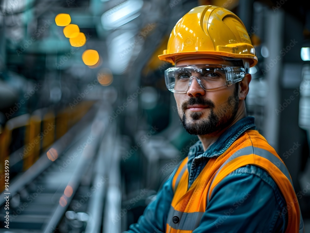 Efficient and Focused Factory Worker in Industrial Assembly Line Setting Efficient and Focused Factory Worker in Industrial Assembly Line Setting