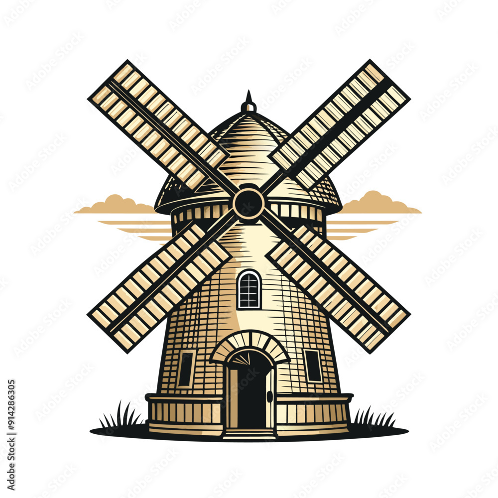 Old engraving style vector illustration Old engraving style vector illustration