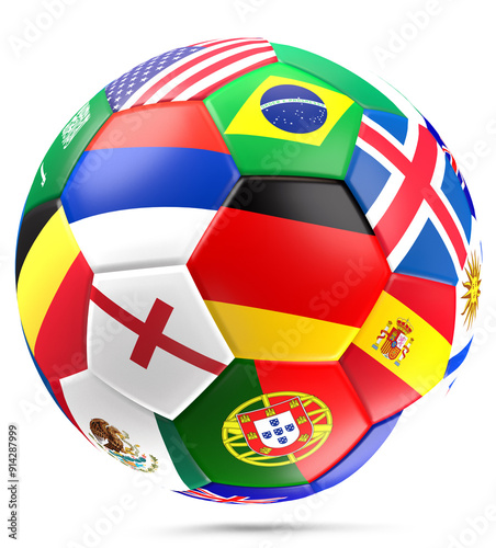 flags as teams as color of ...