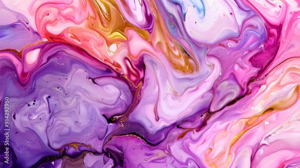 Vibrant abstract fluid art with pink and purple swirls Vibrant abstract fluid art with pink and purple swirls