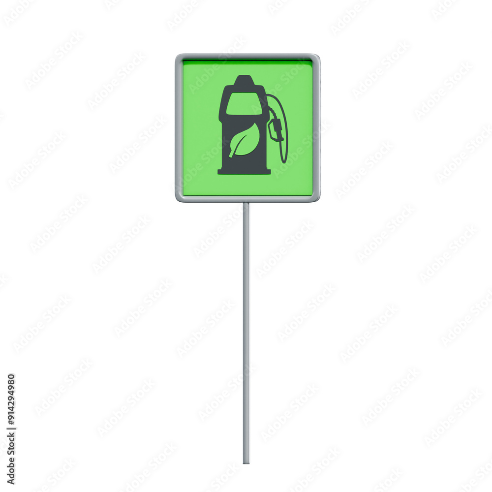 3D illustration of Gas Sign. Biodiesel 3D illustration of Gas Sign. Biodiesel