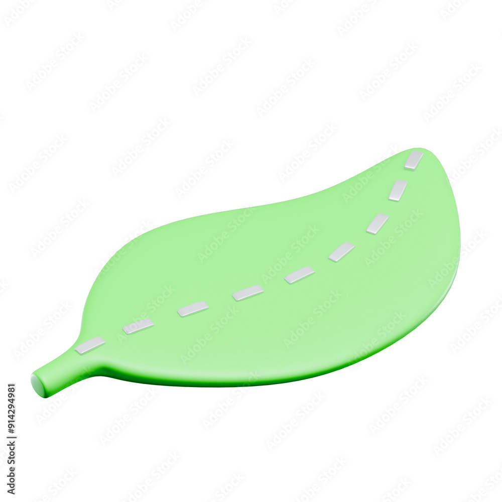 3D illustration of Leaf Highway. Biodiesel 3D illustration of Leaf Highway. Biodiesel