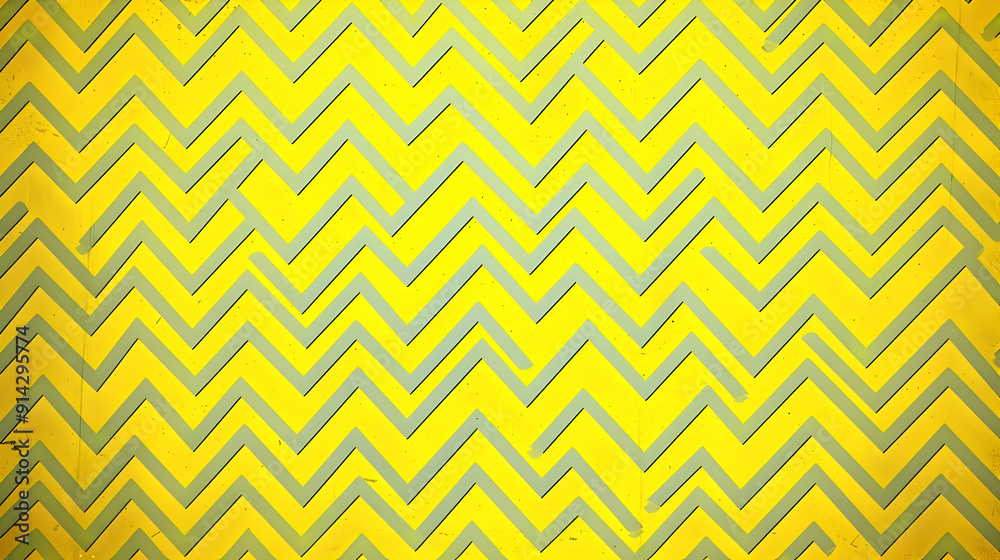 A yellow and green chevron patterned background A yellow and green chevron patterned background