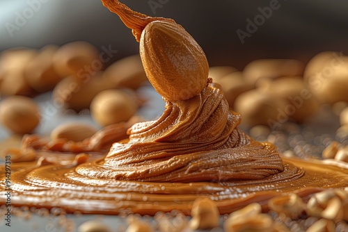 Penaut butter background UHD wallpaper