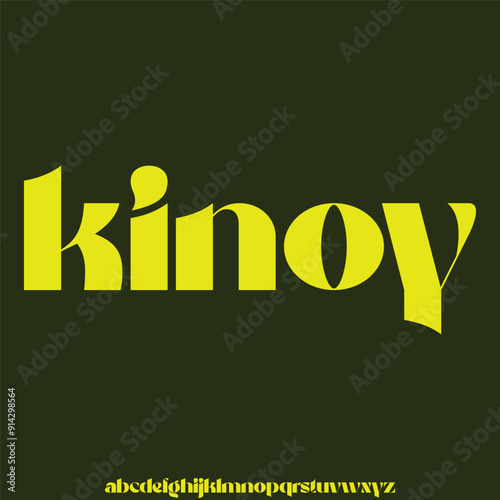 modern, futuristic modern geometric font