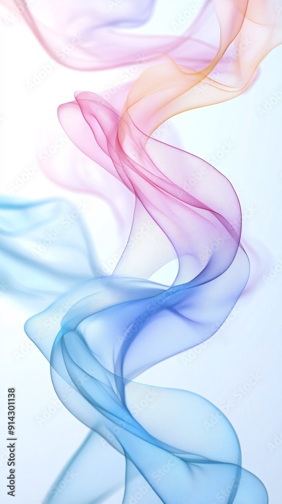 Minimal design with a soft gradient background featuring pastel tones and smooth transitions for a delicate look Stock Photo with copy space Minimal design with a soft gradient background featuring pastel tones and smooth transitions for a delicate look Stock Photo with copy space