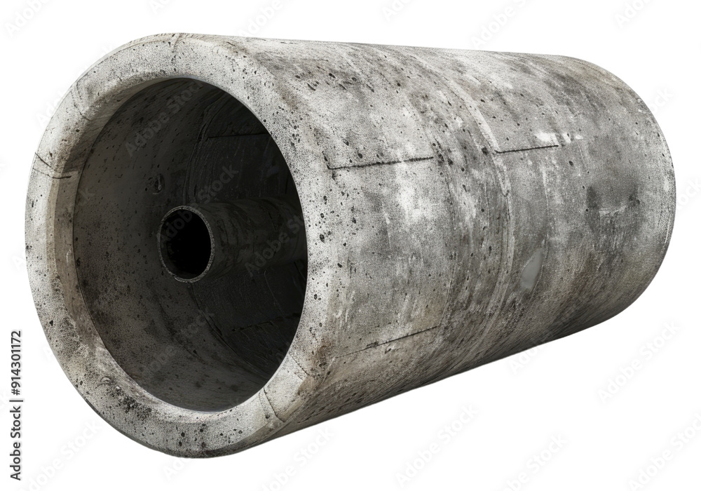 Huge Concrete pipe isolated on transparent background. Transparent PNG. Huge Concrete pipe isolated on transparent background. Transparent PNG.