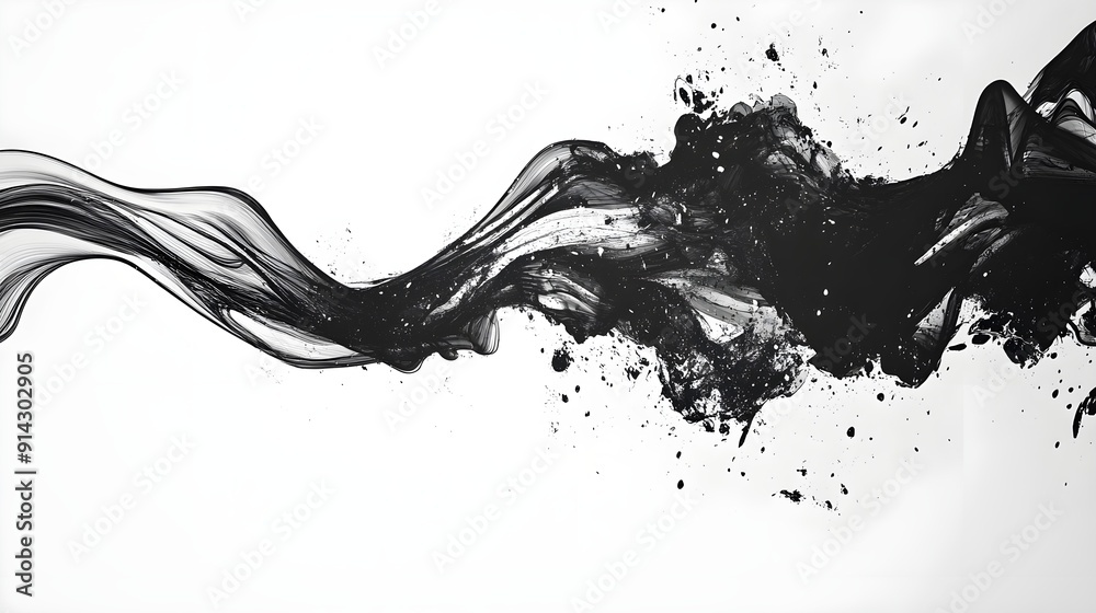 Black and white theme for vibrant and eye-catching graphic assets Black and white theme for vibrant and eye-catching graphic assets