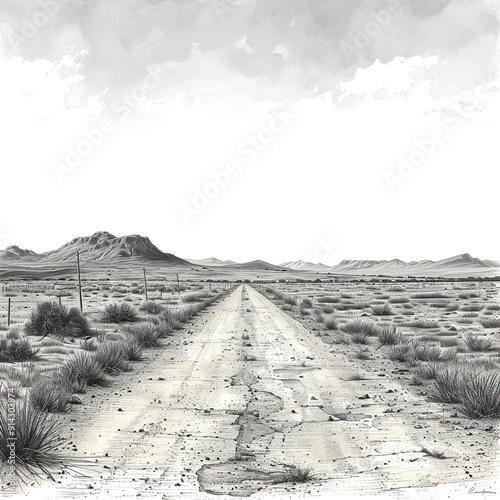 road in the desert