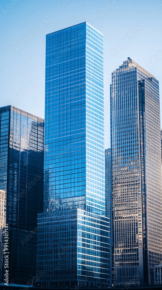Geometric buildings in a pastel-toned abstract cityscape capturing a minimal urban aesthetic Stock Photo with copy space Geometric buildings in a pastel-toned abstract cityscape capturing a minimal urban aesthetic Stock Photo with copy space