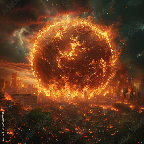 planet in space