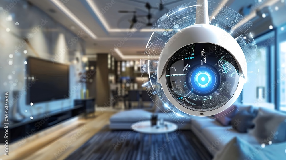 Modern Security Camera Overseeing and safety,Powerful Wi-Fi and Network Safeguard Enable Effective Management of Security Systems Rversee remote view with futuristic concept Modern Security Camera Overseeing and safety,Powerful Wi-Fi and Network Safeguard Enable Effective Management of Security Systems Rversee remote view with futuristic concept