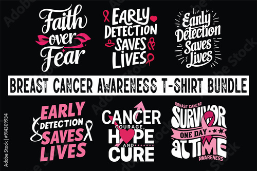 Breast Cancer Awareness t shirt design Bundle.  Breast Cancer Awareness t shirt bundle.  Breast Cancer Awareness t shirt .