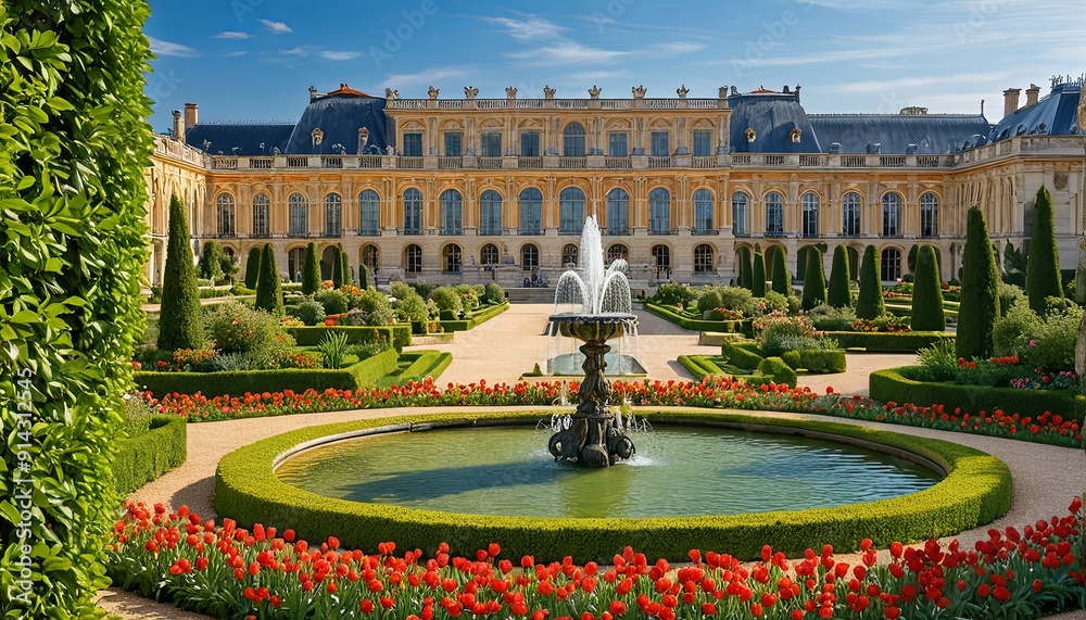 Obraz premium Spring in Ornate Courtyards